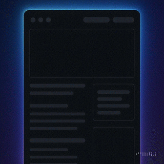 Animation showing the design process